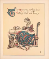 An illustration from The song of sixpence picture book : containing Sing a song of sixpence, Princess Belle Etoile, An alphabet of old friends (1909)