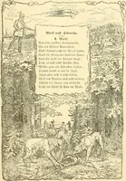 An illustration from The songs and music of Friedrich Froebel's Mother play (Mutter und kose lieder) (1901)