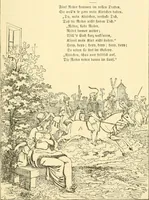 An illustration from The songs and music of Friedrich Froebel's Mother play (Mutter und kose lieder) (1901)