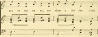 An illustration from The songs and music of Friedrich Froebel's Mother play (Mutter und kose lieder) (1901)