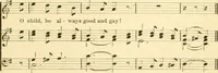 An illustration from The songs and music of Friedrich Froebel's Mother play (Mutter und kose lieder) (1901)