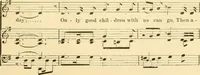 An illustration from The songs and music of Friedrich Froebel's Mother play (Mutter und kose lieder) (1901)