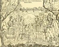 An illustration from The songs and music of Friedrich Froebel's Mother play (Mutter und kose lieder) (1901)