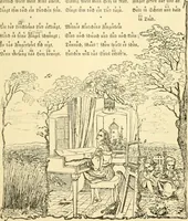 An illustration from The songs and music of Friedrich Froebel's Mother play (Mutter und kose lieder) (1901)