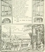An illustration from The Songs and music of Friedrich Froebel's Mother play : (Mutter und kose lieder) : songs newly translated and furnished with new music (1895)