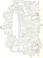 An illustration from The Songs and music of Friedrich Froebel's Mother play : (Mutter und kose lieder) : songs newly translated and furnished with new music (1895)