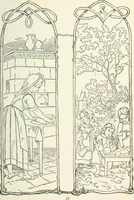 An illustration from The Songs and music of Friedrich Froebel's Mother play : (Mutter und kose lieder) : songs newly translated and furnished with new music (1895)