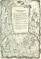 An illustration from The Songs and music of Friedrich Froebel's Mother play : (Mutter und kose lieder) : songs newly translated and furnished with new music (1895)