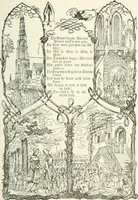 An illustration from The Songs and music of Friedrich Froebel's Mother play : (Mutter und kose lieder) : songs newly translated and furnished with new music (1895)