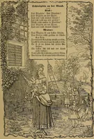 An illustration from The songs and music of Friedrich Froebel's Mother play (Mutter und kose Lieder) (1895)