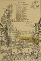 An illustration from The songs and music of Friedrich Froebel's Mother play (Mutter und kose Lieder) (1895)