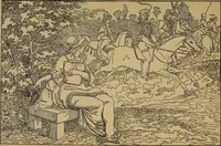 An illustration from The songs and music of Friedrich Froebel's Mother play (Mutter und kose Lieder) (1895)