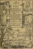 An illustration from The songs and music of Friedrich Froebel's Mother play (Mutter und kose Lieder) (1895)