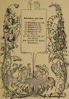 An illustration from The songs and music of Friedrich Froebel's Mother play (Mutter und kose Lieder) (1895)