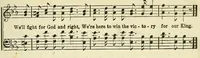 An illustration from Songs of redemption and praise (1906)