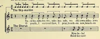 An illustration from Songs and tales from the dark continent, recorded from the singing and the sayings of C. Kamba Simango ... and Madikane Cele .. (1920)
