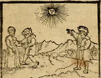 An illustration from Æsopi Phrygis Fabulae graece et latine, cum aliis quibusdam opusculis : quorum indicem sequens pagella indicabit (1616)