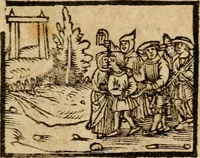 An illustration from Æsopi Phrygis Fabulae graece et latine, cum aliis quibusdam opusculis : quorum indicem sequens pagella indicabit (1616)