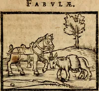 Picture 40 of 68 from Æsopi Phrygis Fabulae graece et latine, cum aliis quibusdam opusculis : quorum indicem sequens pagella indicabit (1616), leaf 222