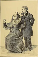An illustration from Sorcellerie, magnétisme, morphinisme, délire des grandeurs (1887)