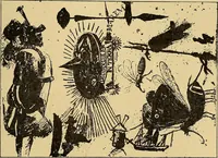 An illustration from Sorcellerie, magnétisme, morphinisme, délire des grandeurs (1887)