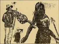 An illustration from Sorcellerie, magnétisme, morphinisme, délire des grandeurs (1887)