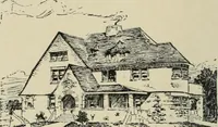 An illustration from Sound sense in suburban architecture, containing hints, suggestions, and bits of practical information for the building of inexpensive country houses (1893)