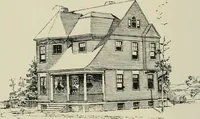 An illustration from Sound sense in suburban architecture, containing hints, suggestions, and bits of practical information for the building of inexpensive country houses (1893)
