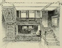 An illustration from Sound sense in suburban architecture, containing hints, suggestions, and bits of practical information for the building of inexpensive country houses (1893)