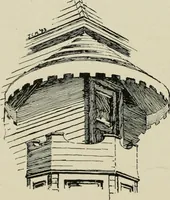 An illustration from Sound sense in suburban architecture, containing hints, suggestions, and bits of practical information for the building of inexpensive country houses (1893)
