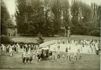Picture 36 of 69 from Souvenir of the Oxford historical pageant : in aid of the Radcliffe Infirmary, Oxford Eye Hospital, etc., commemoration, 1907, June 27th 28th, 29th, and July 1st, 2d and 3d (1907), leaf 36