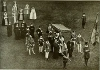 Picture 48 of 69 from Souvenir of the Oxford historical pageant : in aid of the Radcliffe Infirmary, Oxford Eye Hospital, etc., commemoration, 1907, June 27th 28th, 29th, and July 1st, 2d and 3d (1907), leaf 49