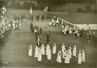 Picture 56 of 69 from Souvenir of the Oxford historical pageant : in aid of the Radcliffe Infirmary, Oxford Eye Hospital, etc., commemoration, 1907, June 27th 28th, 29th, and July 1st, 2d and 3d (1907), leaf 57