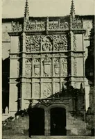 An illustration from Spanish architecture of the sixteenth century; general view of the plateresque and Herrera styles (1917)
