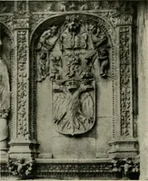 An illustration from Spanish architecture of the sixteenth century; general view of the plateresque and Herrera styles (1917)