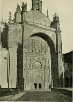 An illustration from Spanish architecture of the sixteenth century; general view of the plateresque and Herrera styles (1917)