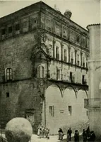 An illustration from Spanish architecture of the sixteenth century; general view of the plateresque and Herrera styles (1917)