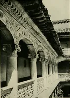 An illustration from Spanish architecture of the sixteenth century; general view of the plateresque and Herrera styles (1917)
