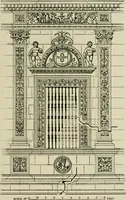 An illustration from Spanish architecture of the sixteenth century; general view of the plateresque and Herrera styles (1917)
