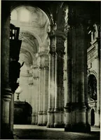 An illustration from Spanish architecture of the sixteenth century; general view of the plateresque and Herrera styles (1917)
