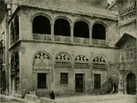 An illustration from Spanish architecture of the sixteenth century; general view of the plateresque and Herrera styles (1917)