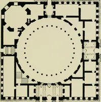 An illustration from Spanish architecture of the sixteenth century; general view of the plateresque and Herrera styles (1917)