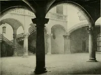 An illustration from Spanish architecture of the sixteenth century; general view of the plateresque and Herrera styles (1917)