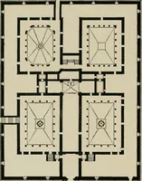 An illustration from Spanish architecture of the sixteenth century; general view of the plateresque and Herrera styles (1917)