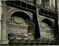 An illustration from Spanish architecture of the sixteenth century; general view of the plateresque and Herrera styles (1917)