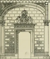 An illustration from Spanish architecture of the sixteenth century; general view of the plateresque and Herrera styles (1917)