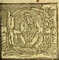 An illustration from Specchio di virtu : nel quale brevemente si descriue la buona amicitia, la grandezza, e principio del matrimonio & di quanta eccellecza sia nelle femmine la castita; con molit notabilissimi essempe secondo i soggetti, da qvaliciascvno potra prender materia, & ammaestramento di ben viuere (1566)