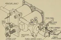 An illustration from Specifications for the multiplex printing telegraph system : theory and operation (1920)