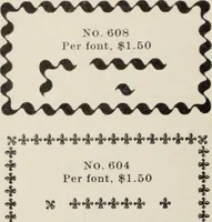 An illustration from Specimen book and catalog : a price list of printers' supplies .. (1907)
