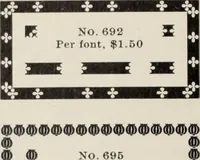 An illustration from Specimen book and catalog : a price list of printers' supplies .. (1907)